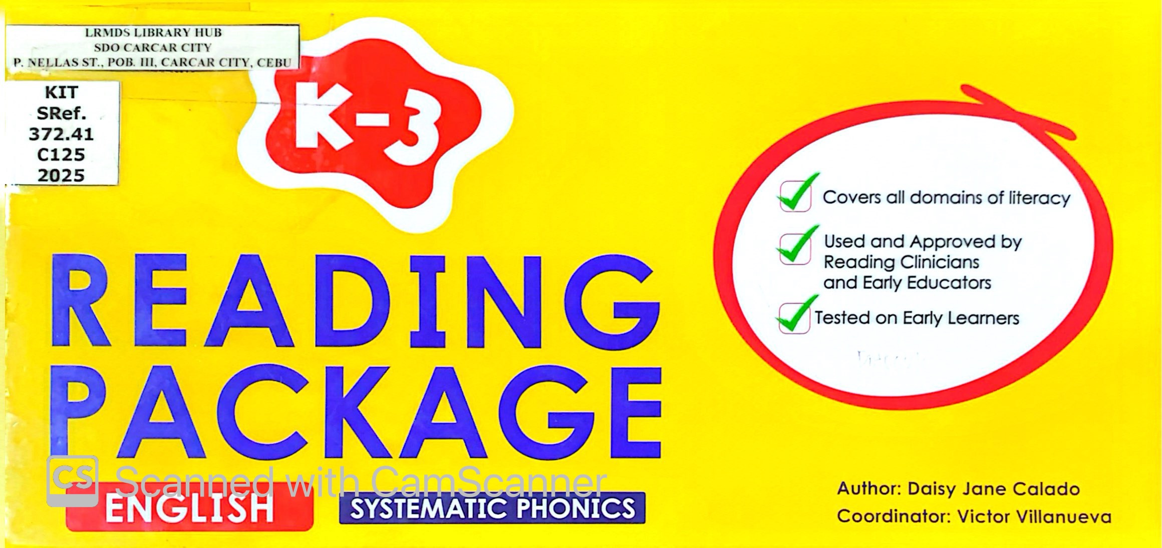 Reading Package: Engllish